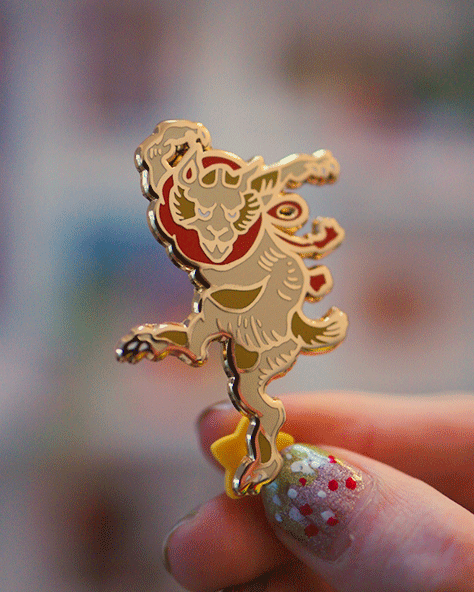 Dancing Cat – Animal Circus Enamel Pin