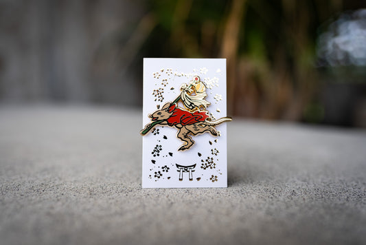 Running Rat – Animal Circus Enamel Pin