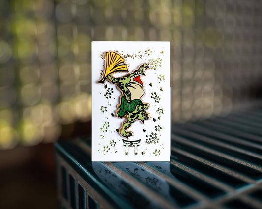 Dancing Frog – Animal Circus Enamel Pin