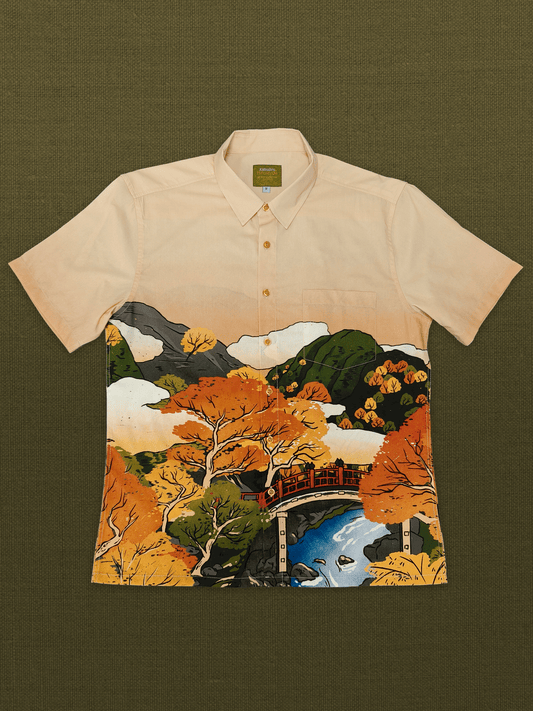 Autumn Ukiyo-e – Button-Up Shirt