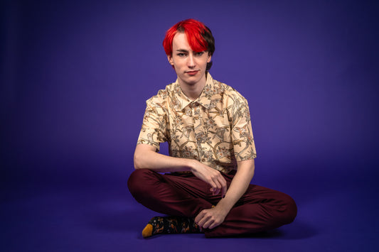 Ukiyo-e Birds – Button-Up Shirt