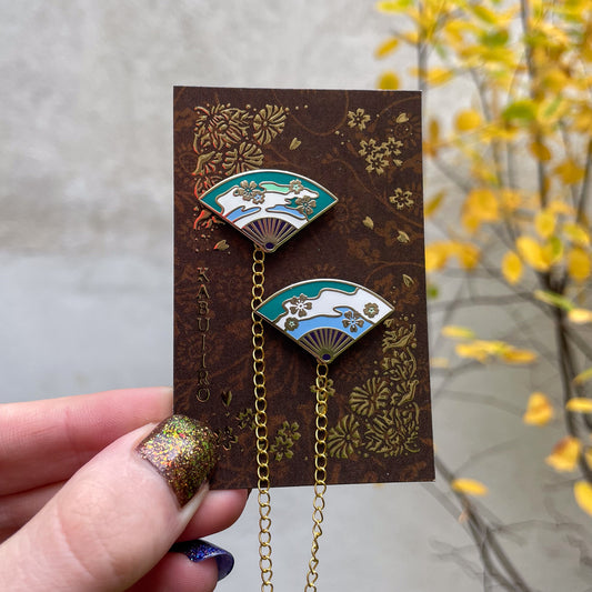 Gay Pride Fans – Collar Pin Set