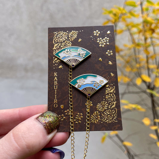 Gay Pride Fans – Collar Pin Set