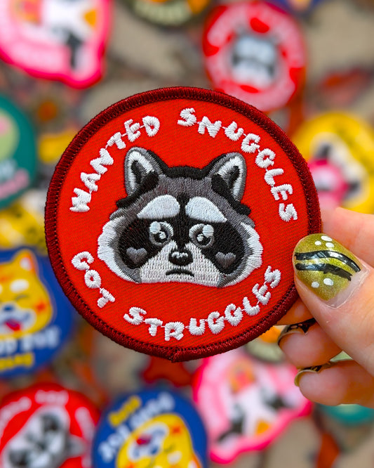 Wanted Snuggles, Got Struggles – Iron on Patch