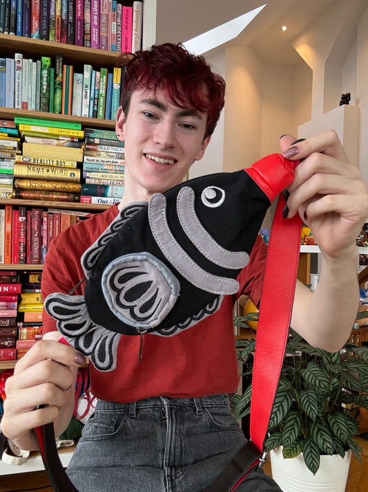 Soy Sauce Fish Crossbody Bag