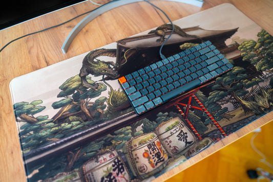 Dragon Temple – XL Gaming Desk Mat