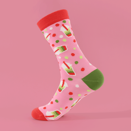 Strawberry Matcha – Art Socks