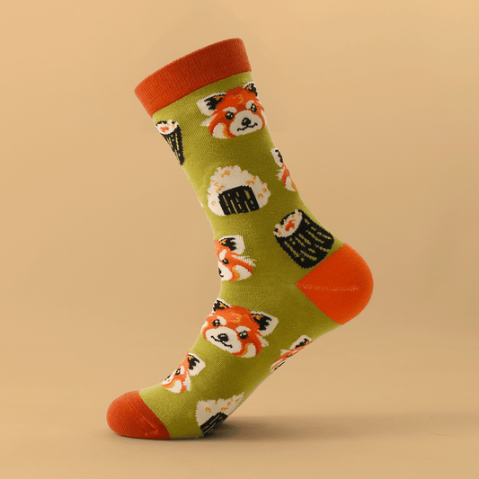 Sushi Red Pandas – Art Socks