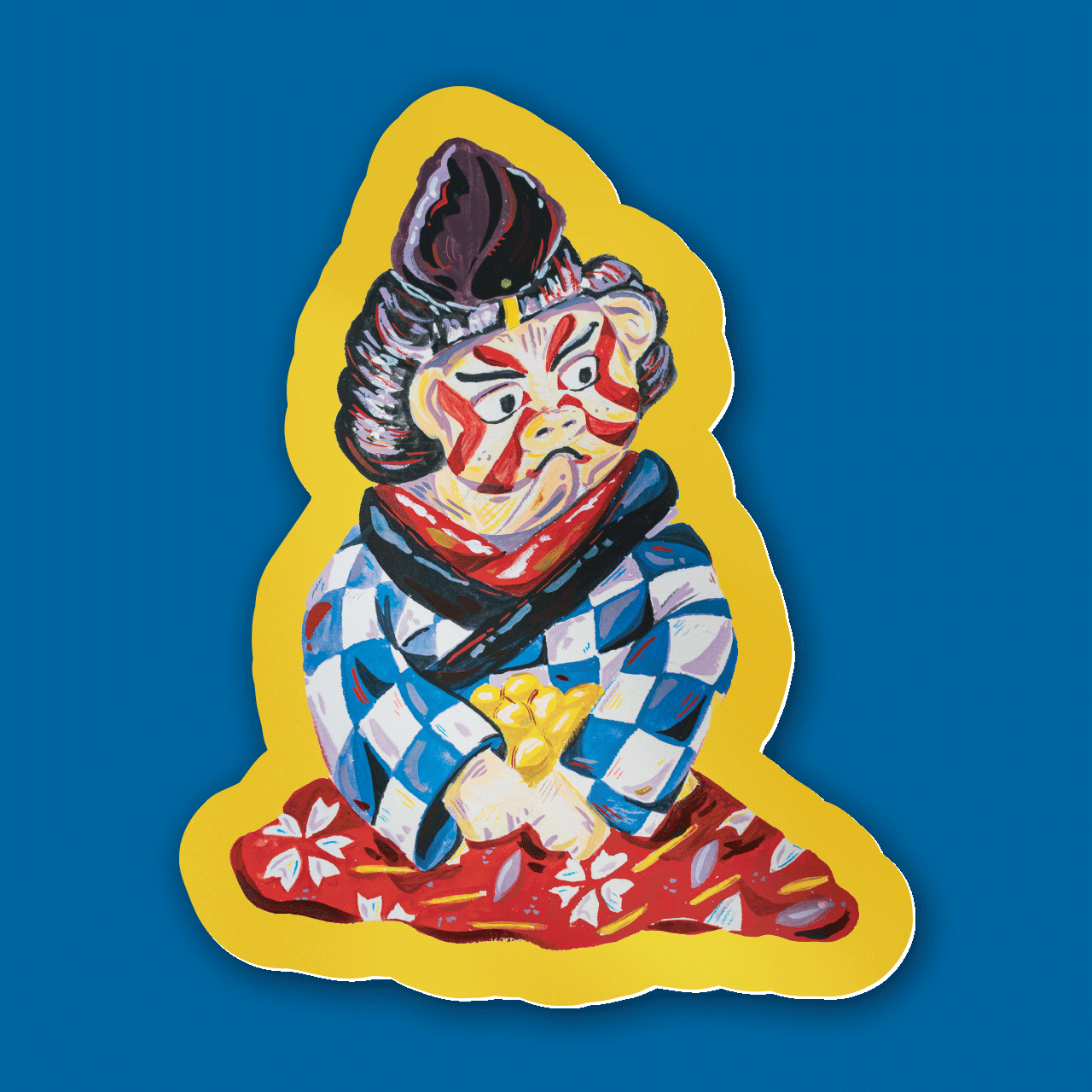 Kabuki Tanuki – Vinyl Sticker