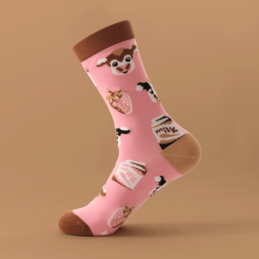 Strawberry Cows – Art Socks