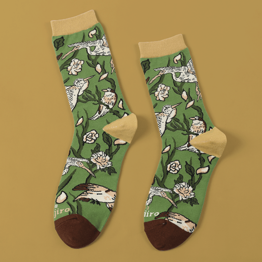 Ukiyo-e Birds – Cotton Socks