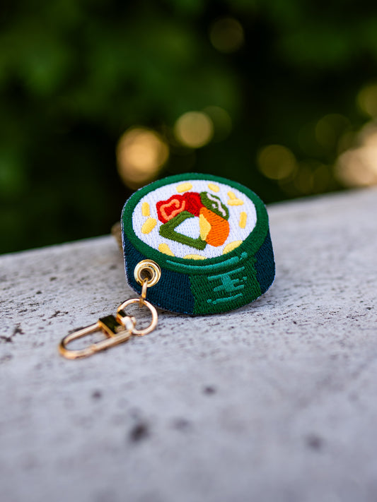 Maki Roll (large) – Embroidered Keychain Charm