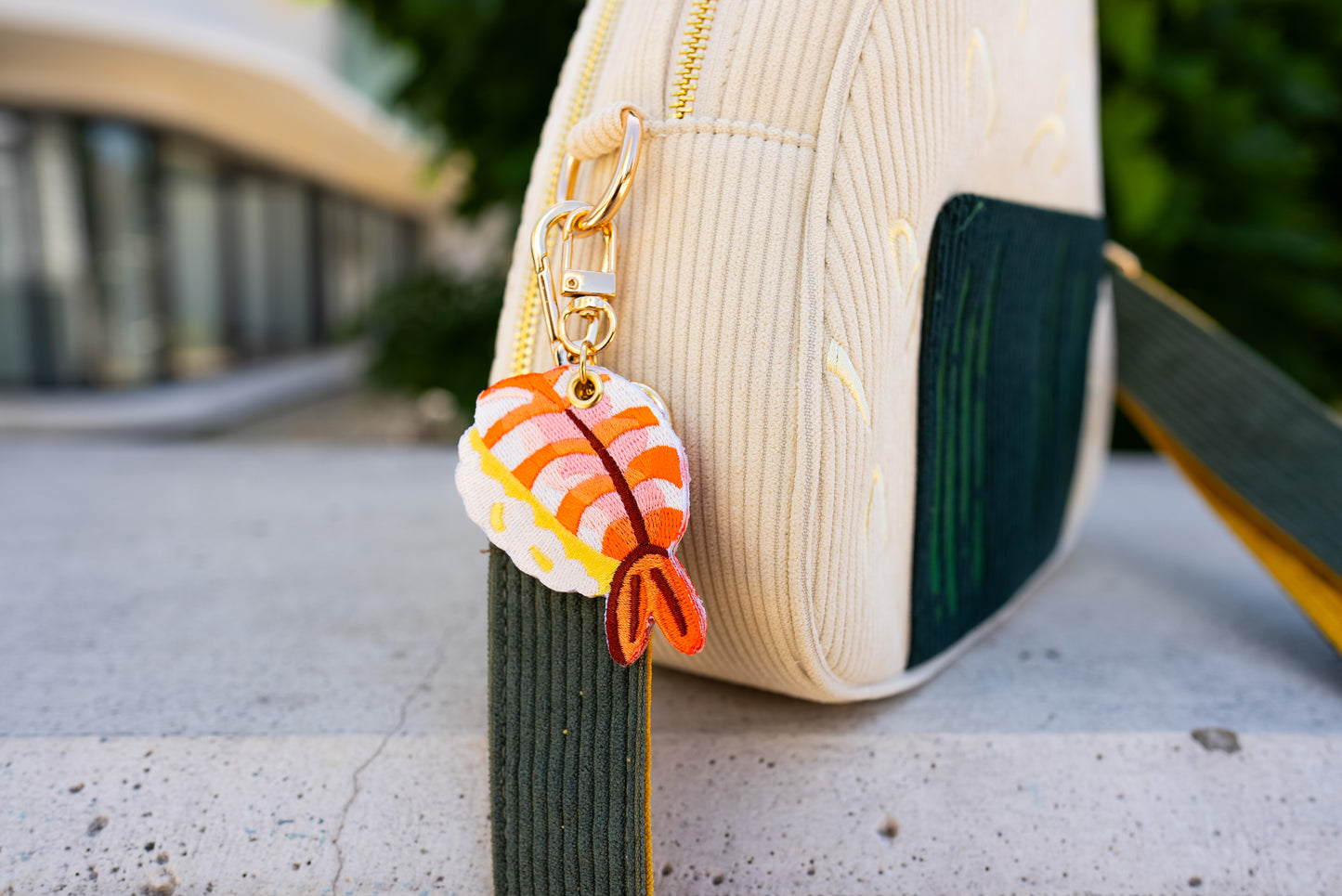 Ebi Sushi – Embroidered Keychain Charm