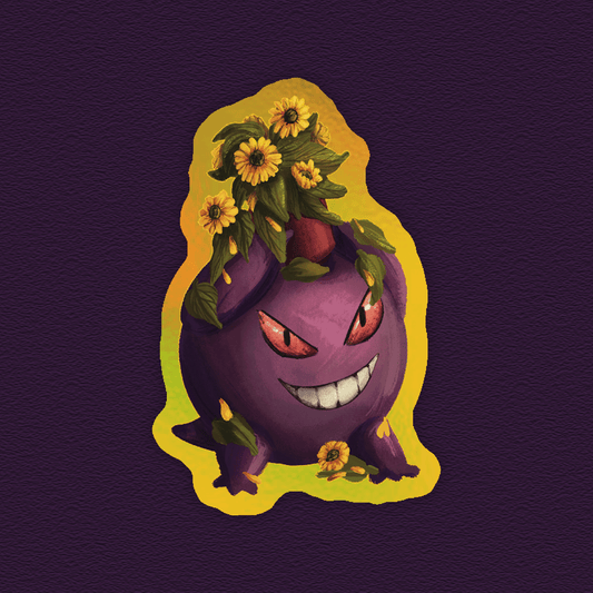 Sunflower Geng – Holographic Sticker