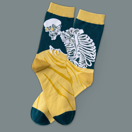 Ukiyo-e Skeleton – Art Socks