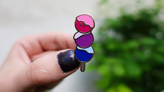 Pride Dango Enamel Pin – Bisexual