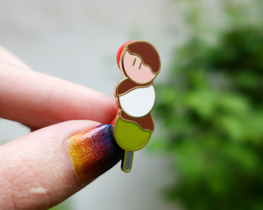 Dango Enamel Pin