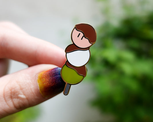 Dango Enamel Pin