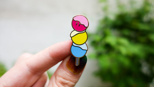 Pride Dango Enamel Pin – Pansexual