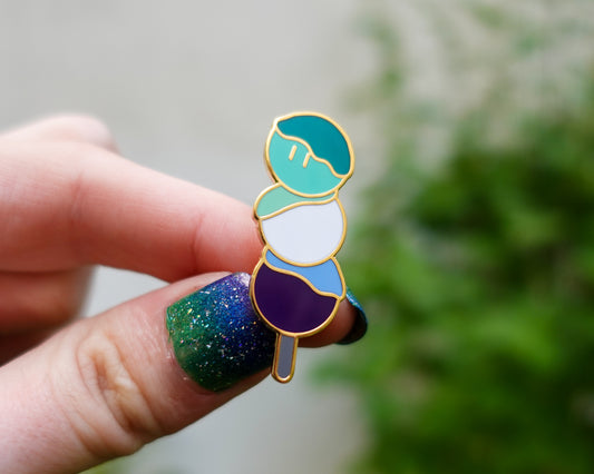 Pride Dango Enamel Pin – Gay Male (MLM)