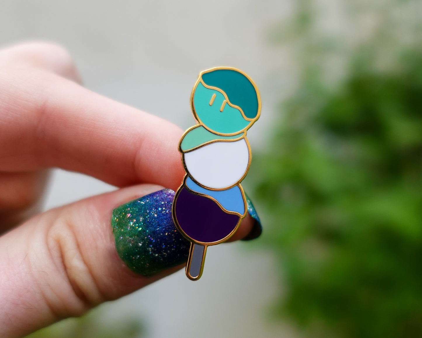Pride Dango Enamel Pin – Gay Male (MLM)