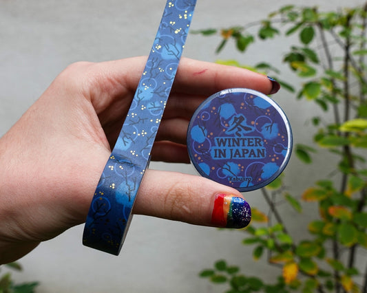 Winter in Japan – Gold Foil Washi Tape