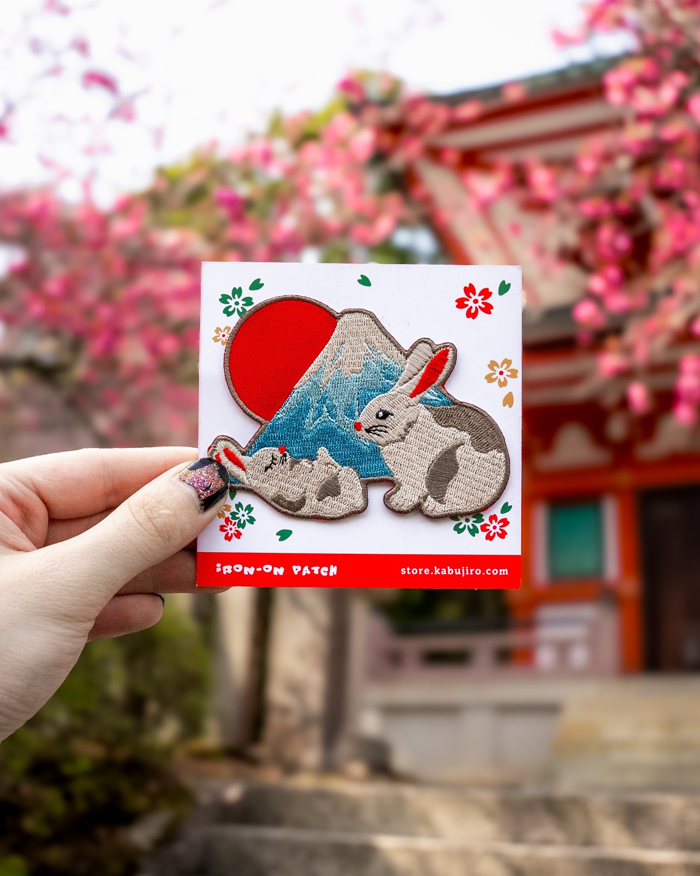 Fuji Bunnies  – Iron on Patch