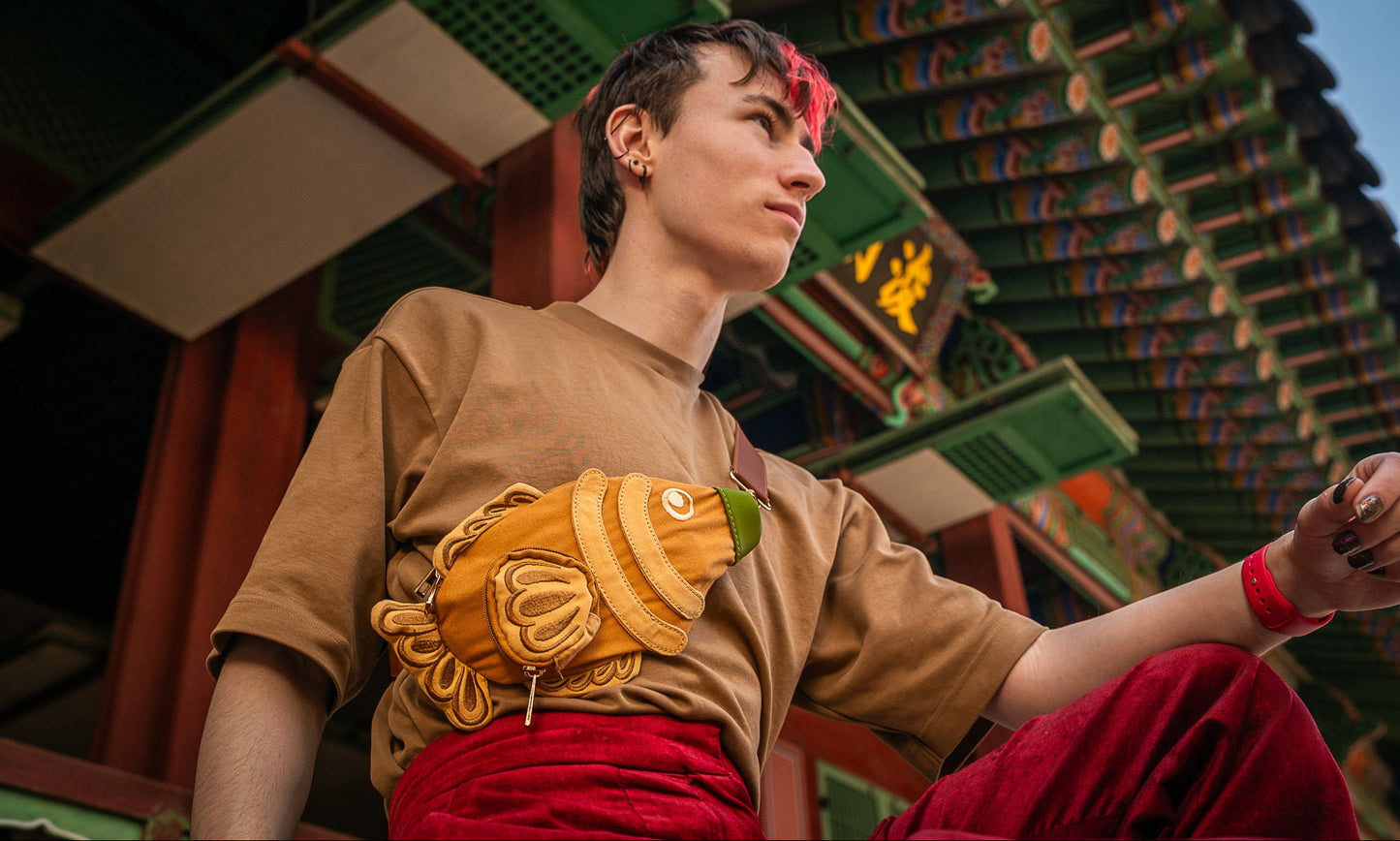 Matcha Taiyaki Fish Crossbody Bag