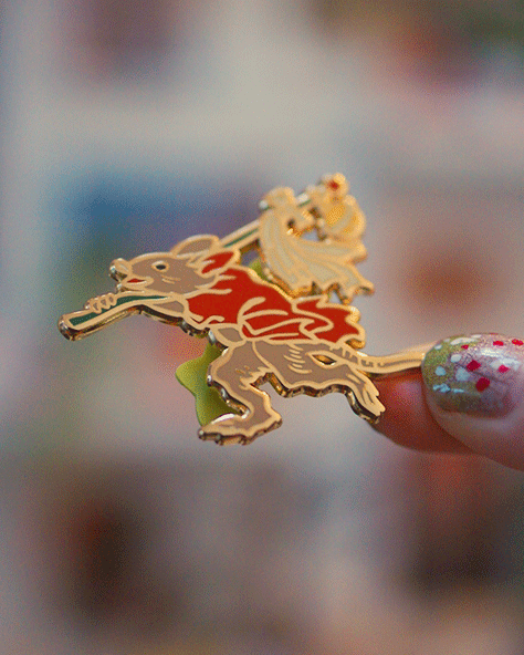 Running Rat – Animal Circus Enamel Pin