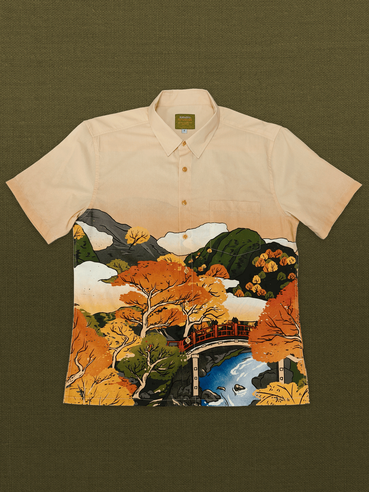 Autumn Ukiyo-e – Button-Up Shirt