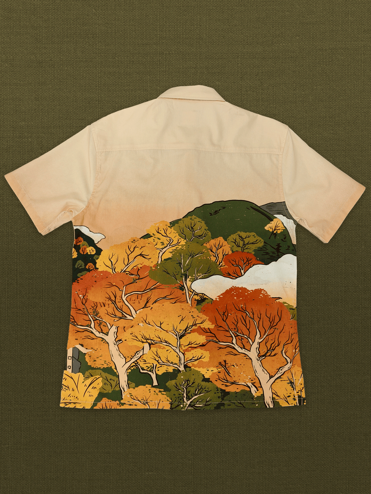 Autumn Ukiyo-e – Button-Up Shirt