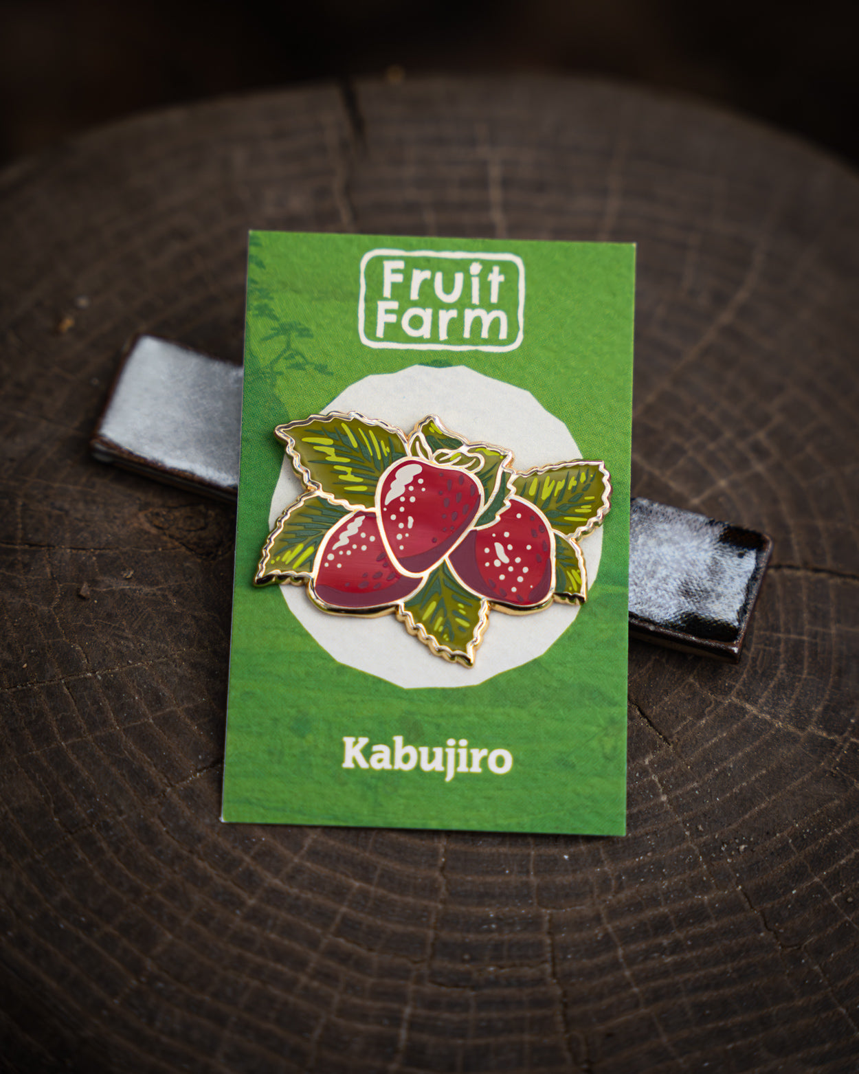 Strawberries – Fruit Farm Enamel Pin