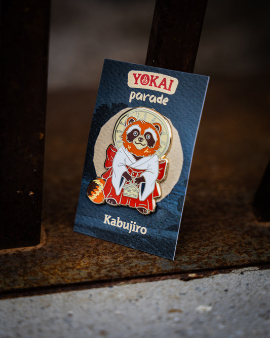 Tanuki – Yokai Parade Enamel Pin