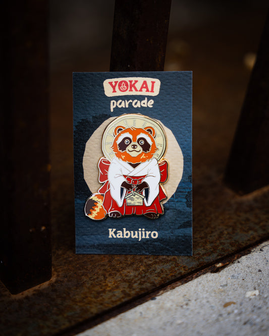 Tanuki – Yokai Parade Enamel Pin