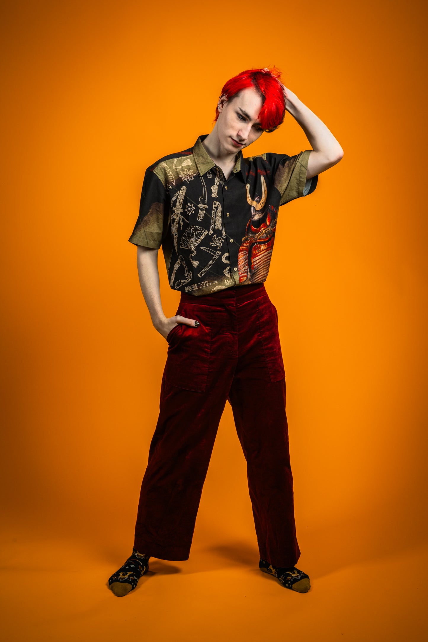 Samurai Tiger – Button-Up Shirt