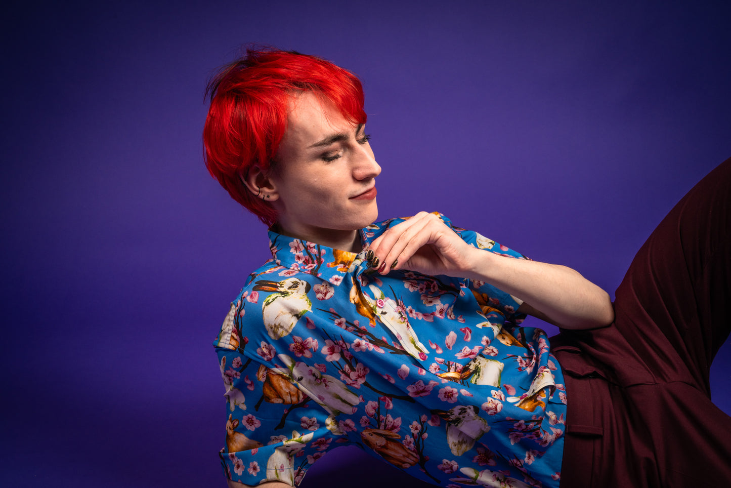 Sakura Bunnies – Button-Up Shirt
