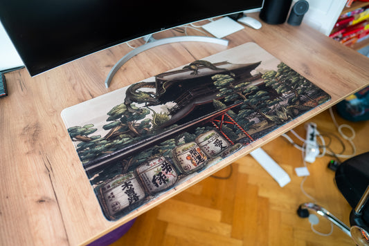 Dragon Temple – XL Gaming Desk Mat
