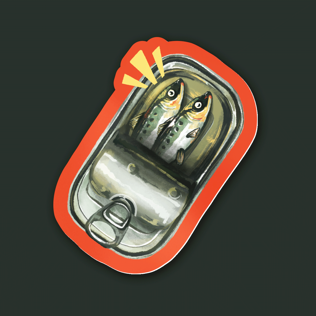 Sardine Can – Vinyl Sticker