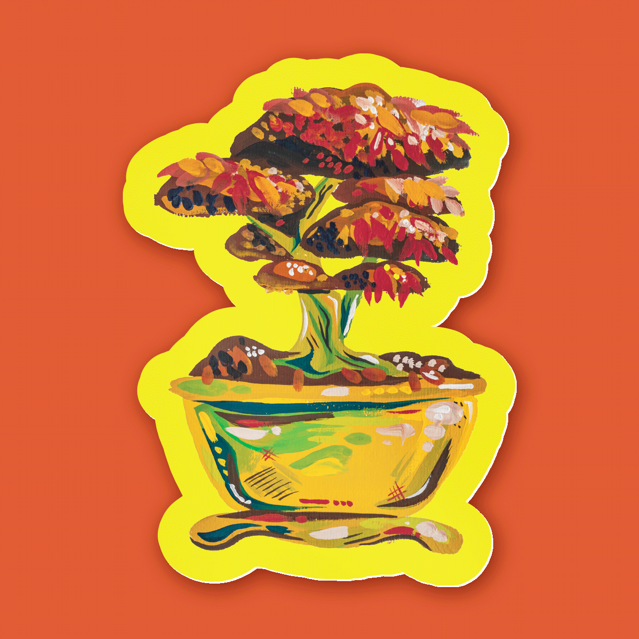 Autumn Bonsai – Vinyl Sticker
