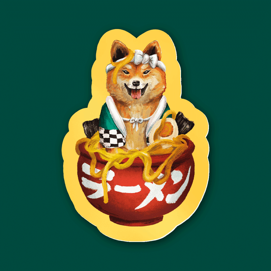 Ramen Shiba – Vinyl Sticker