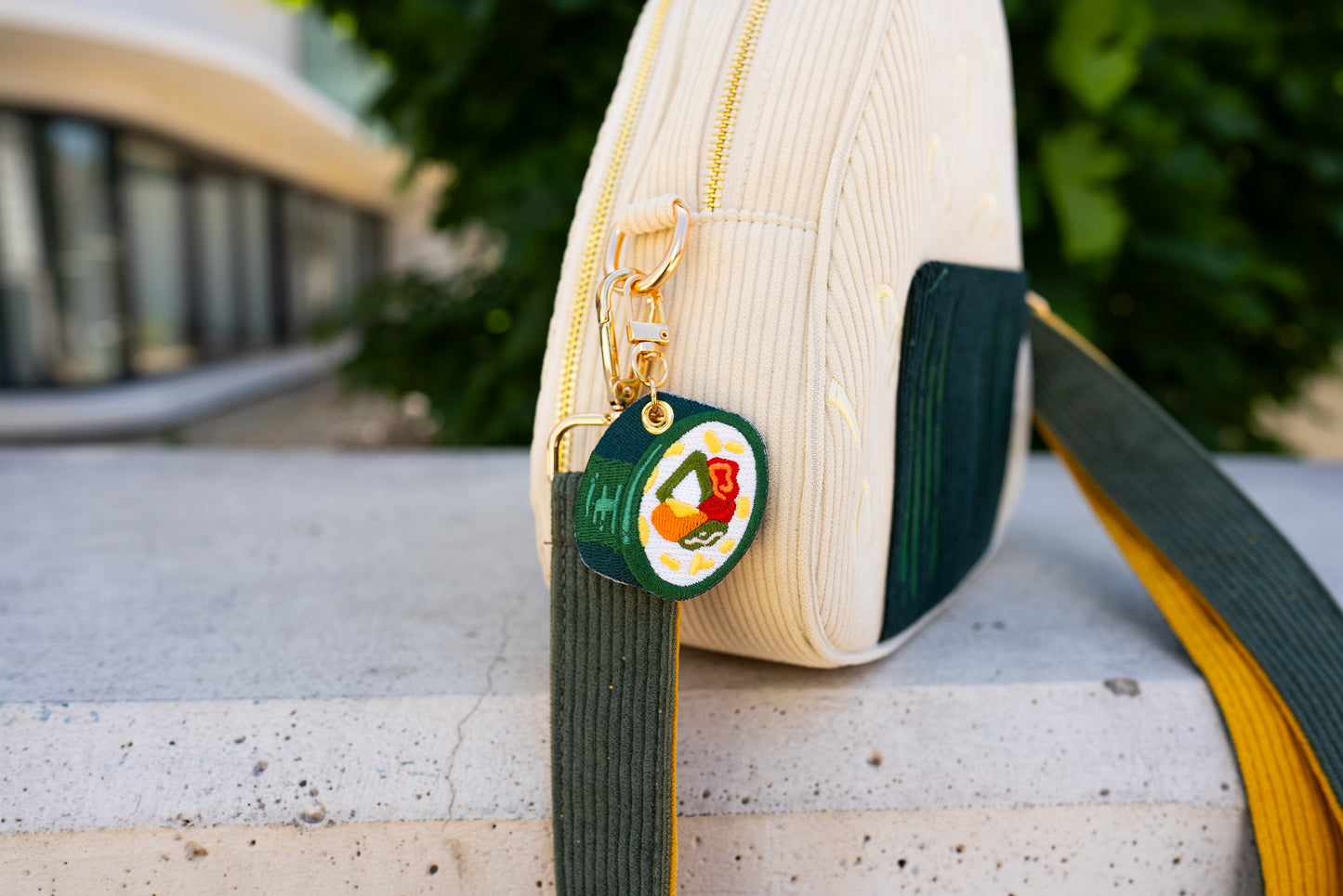 Maki Roll (large) – Embroidered Keychain Charm