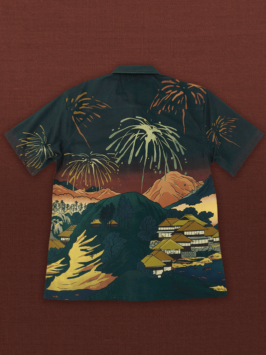 Summer Ukiyo-e – Button-Up Shirt