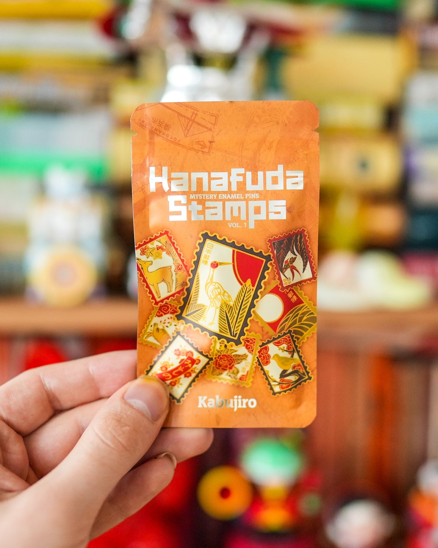 Hanafuda Stamps [vol 1.] Enamel Pin Blind Bag