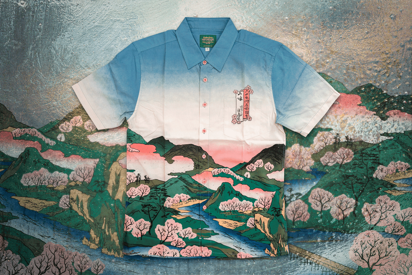 Spring Ukiyo-e – Button-Up Shirt