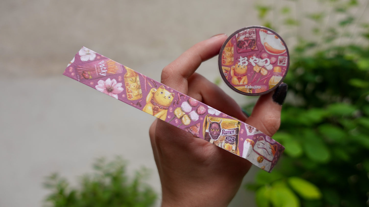 Japanese Snacks – Oyatsu Washi Tape