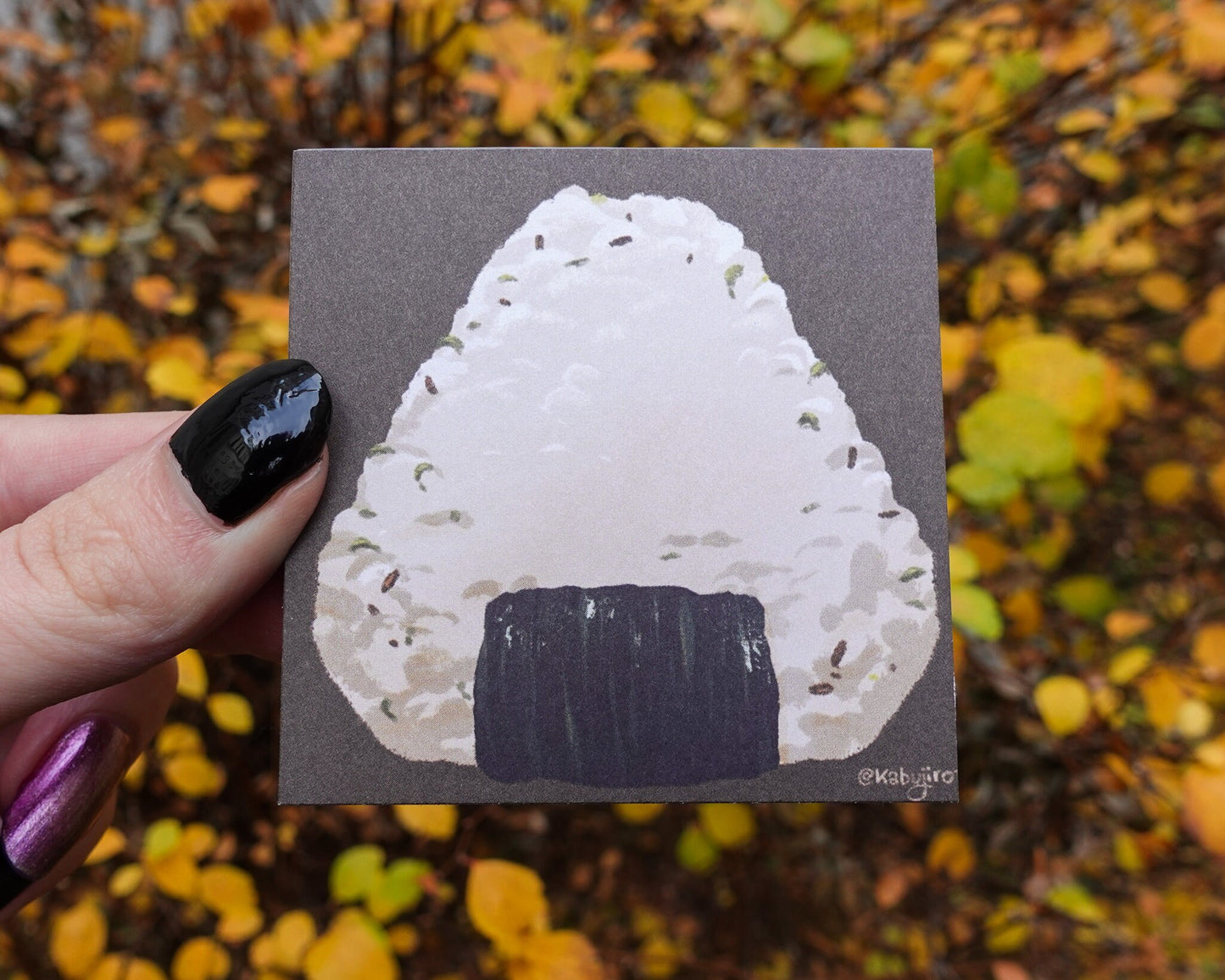 Tasty Onigiri – Japanese Square Notepad